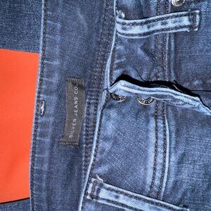 Silver Jeans Women's Blue Trouser Boot Cut Jeans